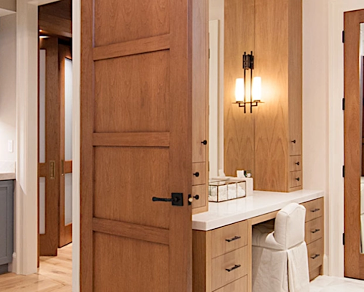 a nice interior door installation
